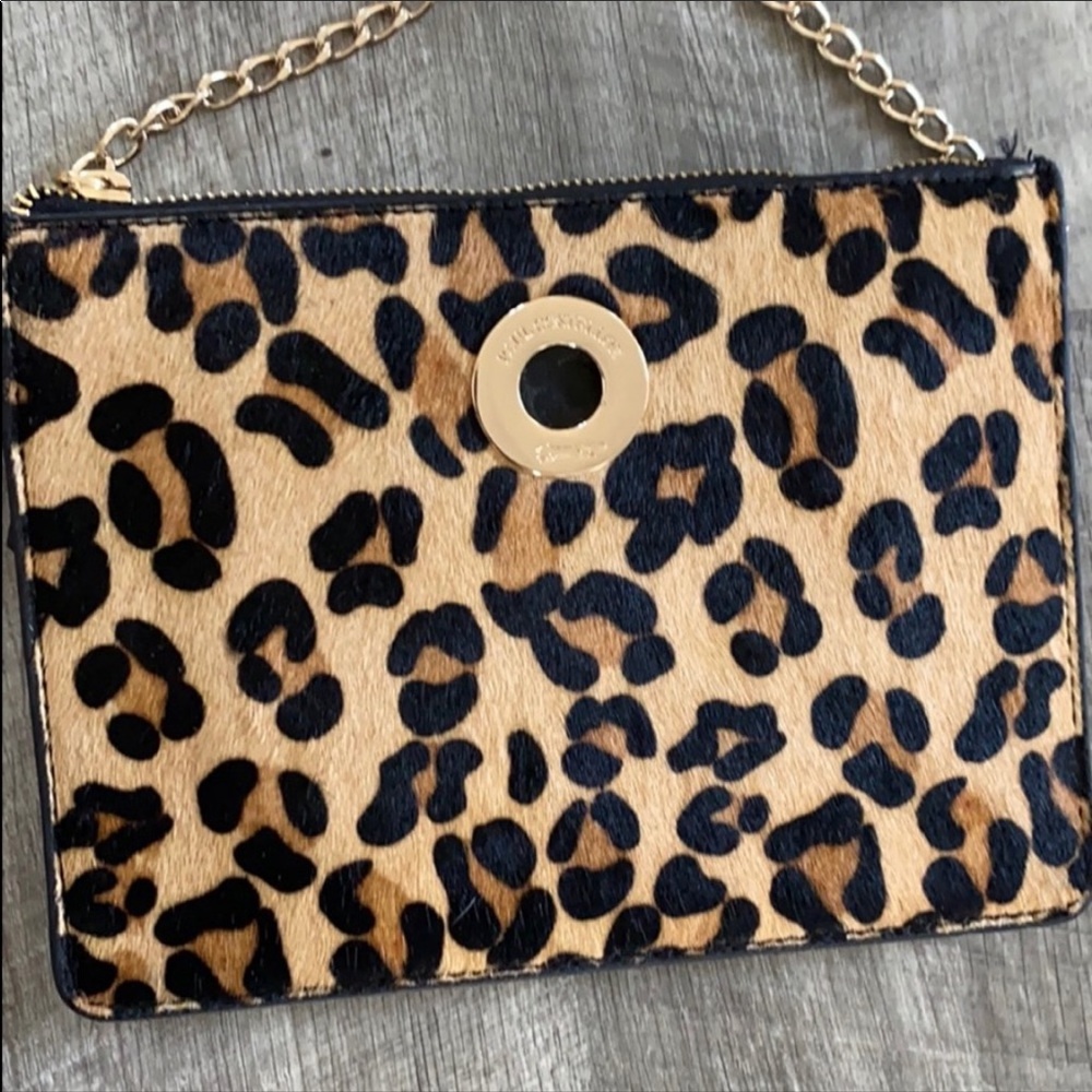 Paul Costelloe Leopard Crossbody Handbag